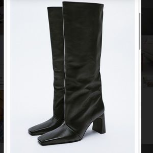 Zara Leather Boots